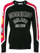 Moschino Panelled Sweatshirt - Black