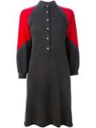 Roberta Di Camerino Vintage Knit Polo Shirt Dress