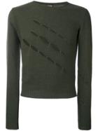 Jean Paul Gaultier Vintage Hole Detail Jumper - Green