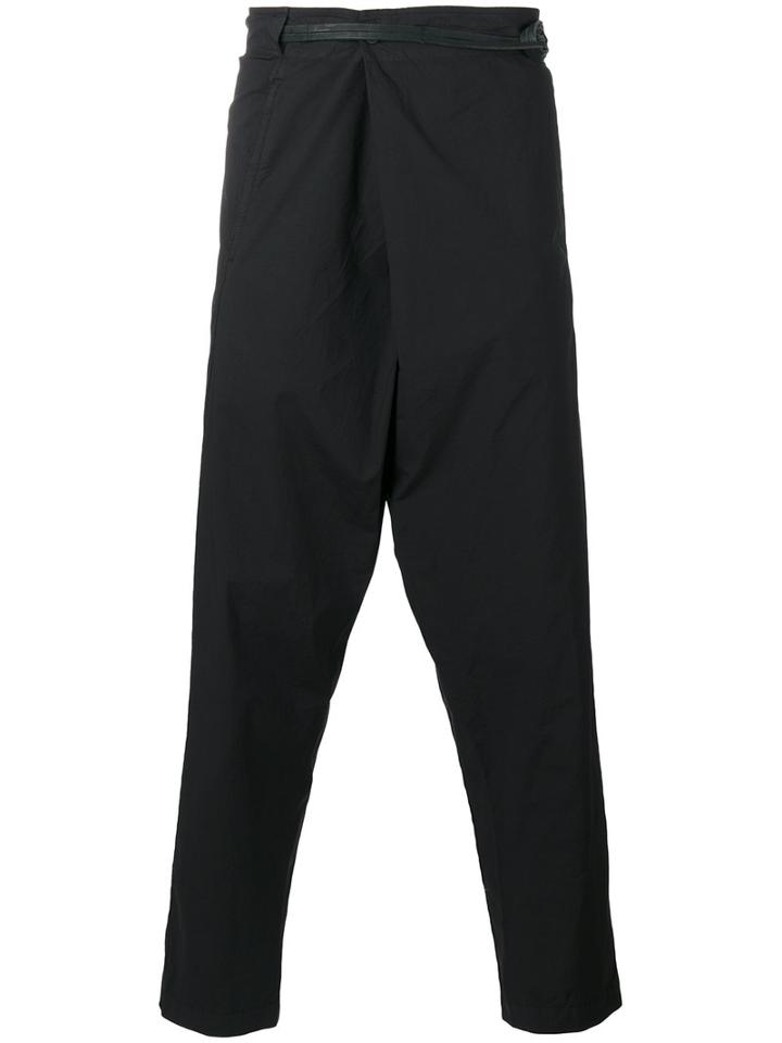 Transit Loose Fit Trousers, Men's, Size: 50, Black, Cotton/spandex/elastane