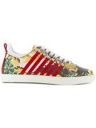 Dsquared2 New Runner Printed Sneakers - Multicolour