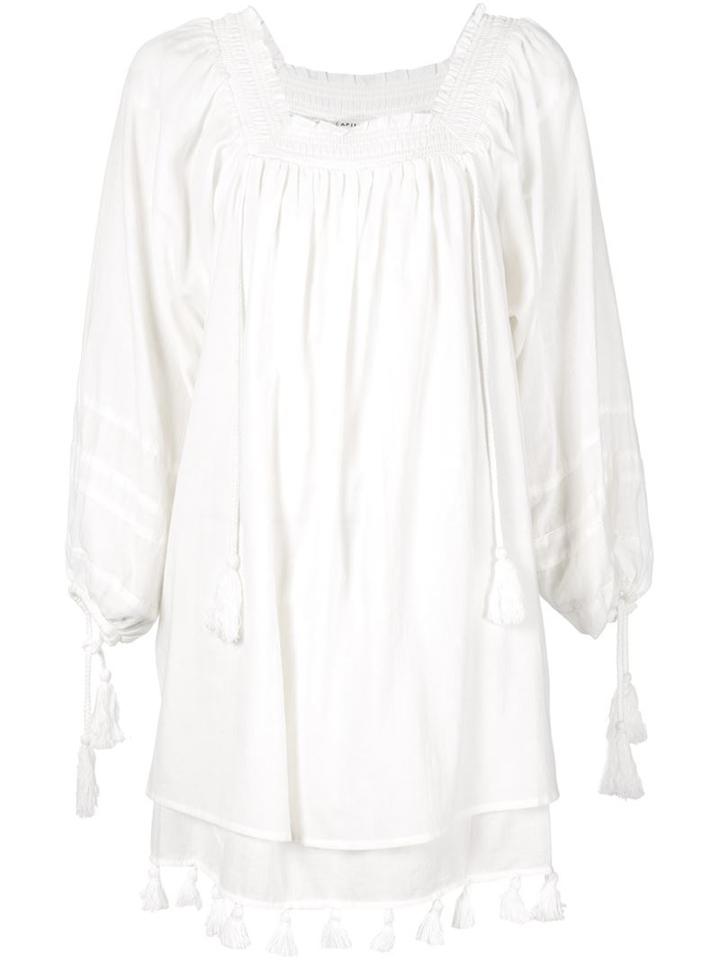 A Piece Apart Tasseled Tunic Dress