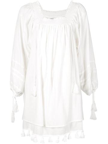 A Piece Apart Tasseled Tunic Dress