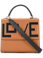 Les Petits Joueurs Alex Black Widow Tote - Brown