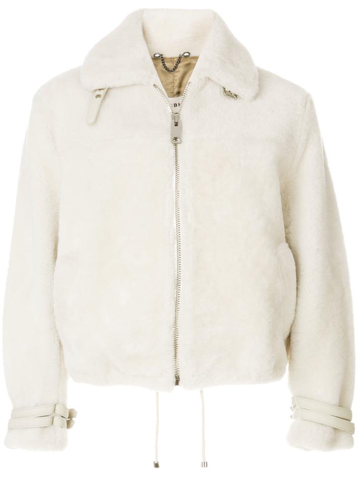 Misbhv Short Zipped Jacket - Nude & Neutrals