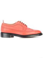 Thom Browne Grainy Finish Brogues - Red
