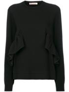 Marni - Crew Neck Sweater - Women - Cotton/polyamide/viscose/virgin Wool - 40, Black, Cotton/polyamide/viscose/virgin Wool