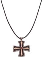 Gavello 'black Essenses' Cross Pendant Necklace