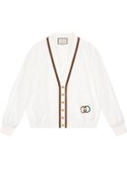 Gucci Technical Jersey Cardigan - White