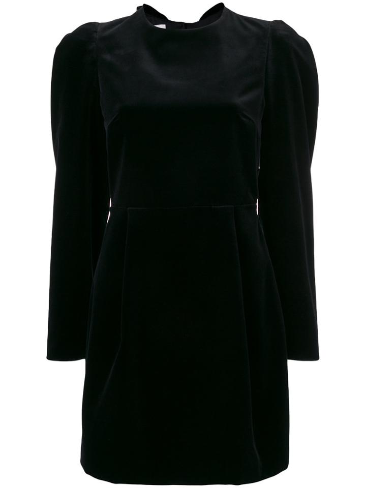 Valentino Open Back Mini Dress - Black