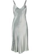 Helmut Lang Double Strap Dress - Grey