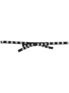 No21 Studded Bow-embellished Belt - Black