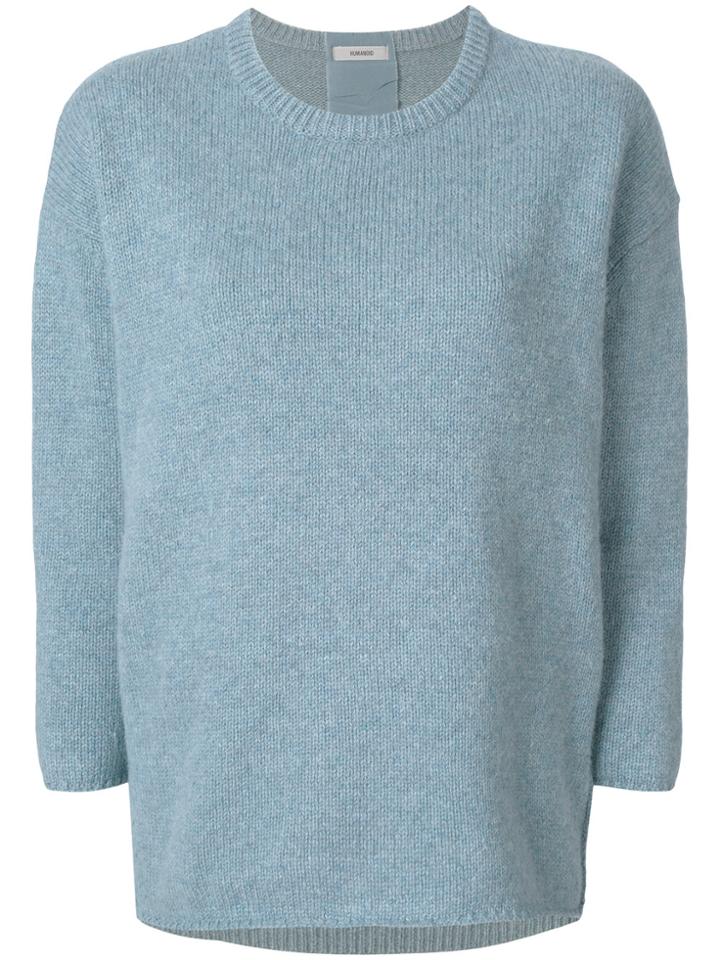 Humanoid Dropped Shoulder Jumper - Blue