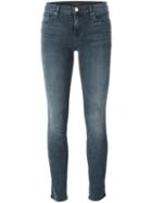 J Brand Skinny Trousers, Women's, Size: 25, Blue, Cotton/polyester/spandex/elastane