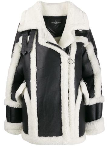 Nicole Benisti Shearling Puffer Coat - Black