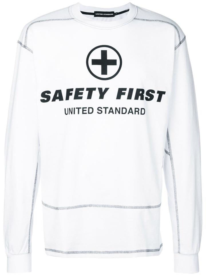 United Standard Printed Sweatshirt - White