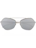 Mykita - Square Frame Sunglasses - Women - Silver - One Size, Grey, Silver