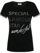 Liu Jo 'special Glamour Star' T-shirt - Black
