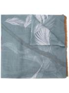 Yigal Azrouel Peony Printed Scarf - Blue