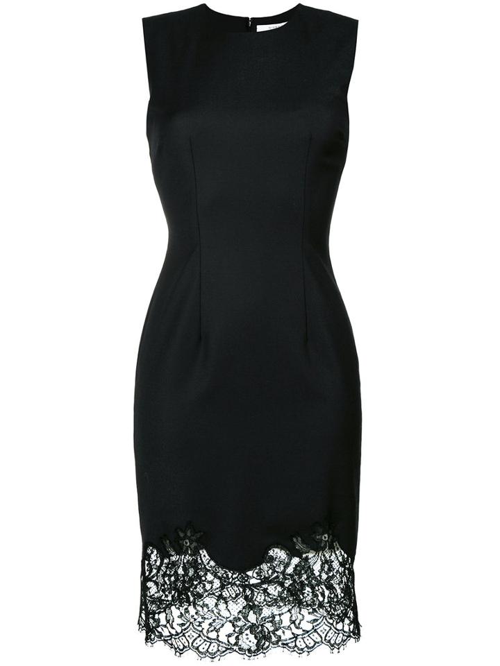 Givenchy - Lace Trim Shift Dress - Women - Silk/cotton/polyamide/wool - 36, Black, Silk/cotton/polyamide/wool