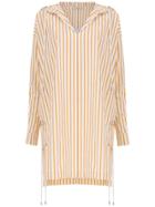 Egrey Striped Chemise - White