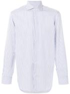 Barba Striped Button Shirt - White