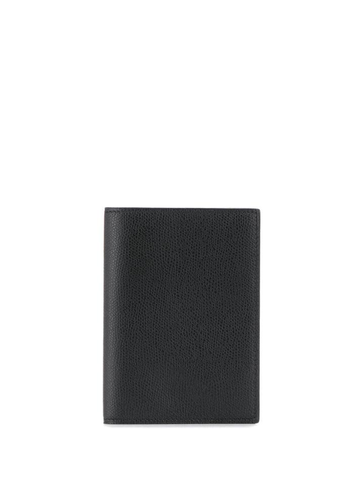 Valextra Logo Stamp Cardholder - Black