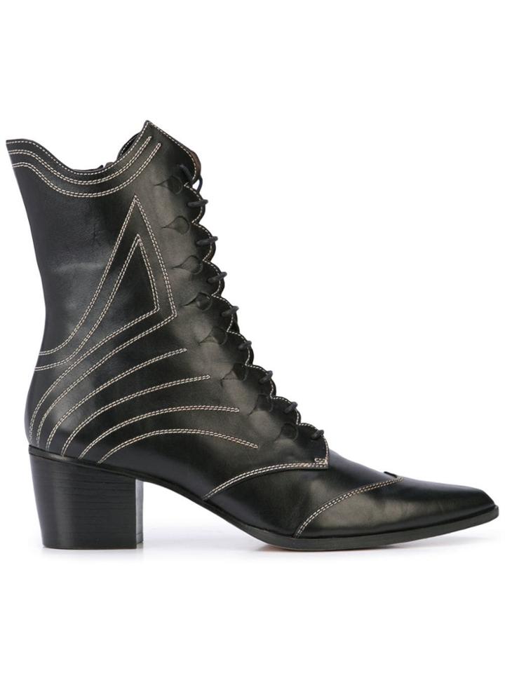 Tabitha Simmons Swing Boots - Black