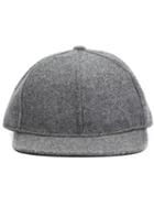 Juun.j Round Felted Cap, Men's, Grey, Polyester/rayon/cashmere/wool