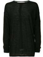 Isabel Benenato Long Sleeve T-shirt - Black