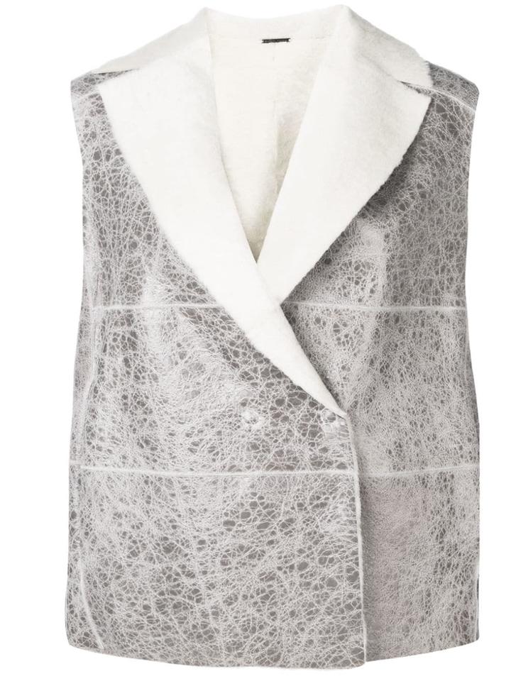 Fabiana Filippi Shearling Waistcoat - Grey