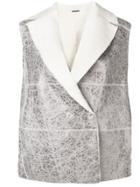Fabiana Filippi Shearling Waistcoat - Grey