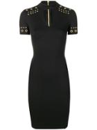 Versace Jeans Stud Embellished Dress - Black