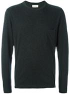 Universal Works Crew Neck Jumper, Men's, Size: Medium, Grey, Cotton/wool