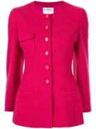 Chanel Pre-owned Fitted Single-breasted Jacket - Pink