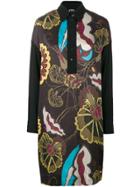 I'm Isola Marras Floral Shirt Dress - Black