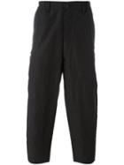 Ziggy Chen Loose Fit Pants, Men's, Size: 52, Black, Cotton/ramie