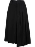 Y's Pleated Detail Skirt