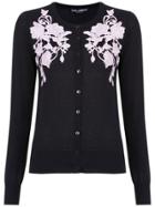 Dolce & Gabbana Embroidered Cardigan - Black