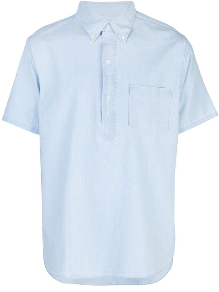 Best Made Co Chambray Popover Shirt - Blue