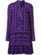 Derek Lam 10 Crosby Choker Neck Ruffled Dress