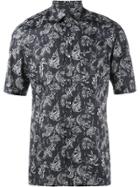 Lanvin Koi Fish Print Shirt - Blue