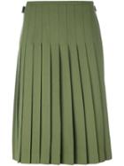 Le Kilt 'pleats All Round' Skirt, Women's, Size: 8, Green, Wool