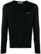 Givenchy Chest Logo Knitted Sweater - Black