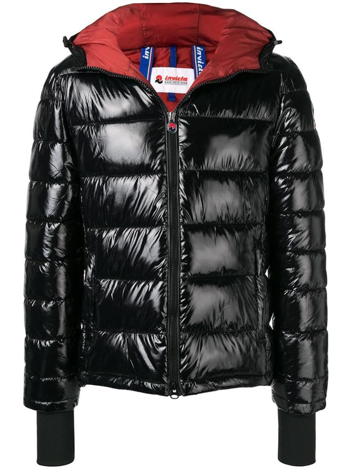 Invicta Hooded Padded Jacket - Black