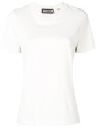 Roqa Side Stripes T-shirt - White