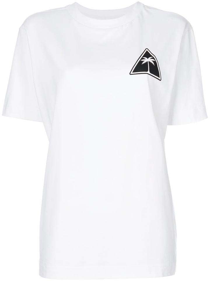 Palm Angels - Palm Logo T-shirt - Women - Cotton - S, White, Cotton