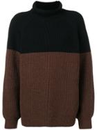 Rochas Knitted Turtleneck Sweater - Black