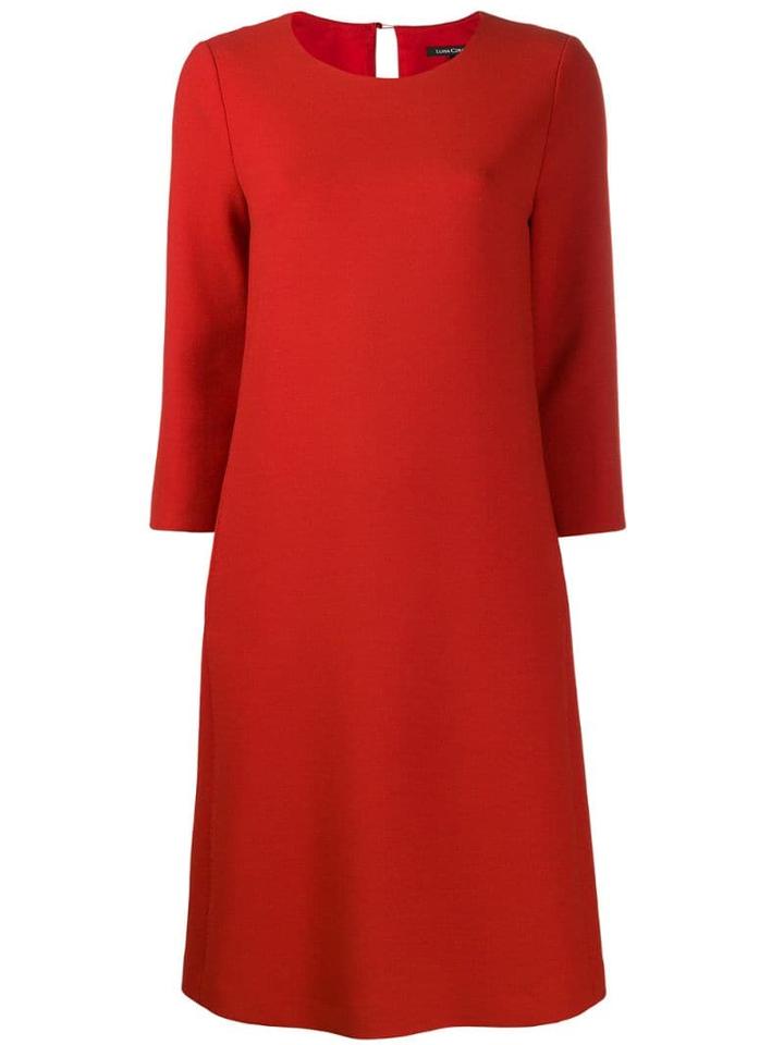 Luisa Cerano Day Dress - Red
