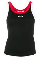 Msgm Logo Print Vest - Black